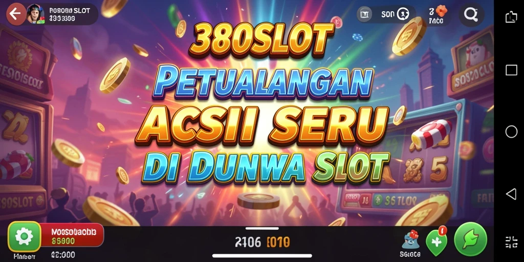 Tampilan aksi seru dalam gameplay 380SLOT dengan fitur menarik.